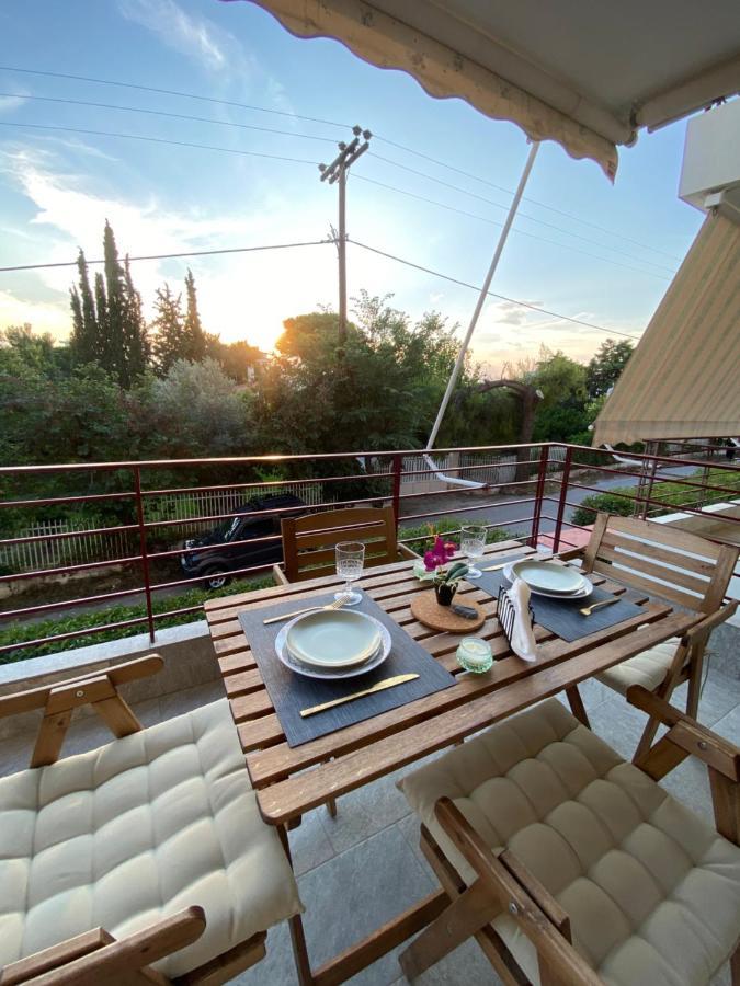 Cozy Flat Elix Apartment Lefkandi Chalkidas Bagian luar foto