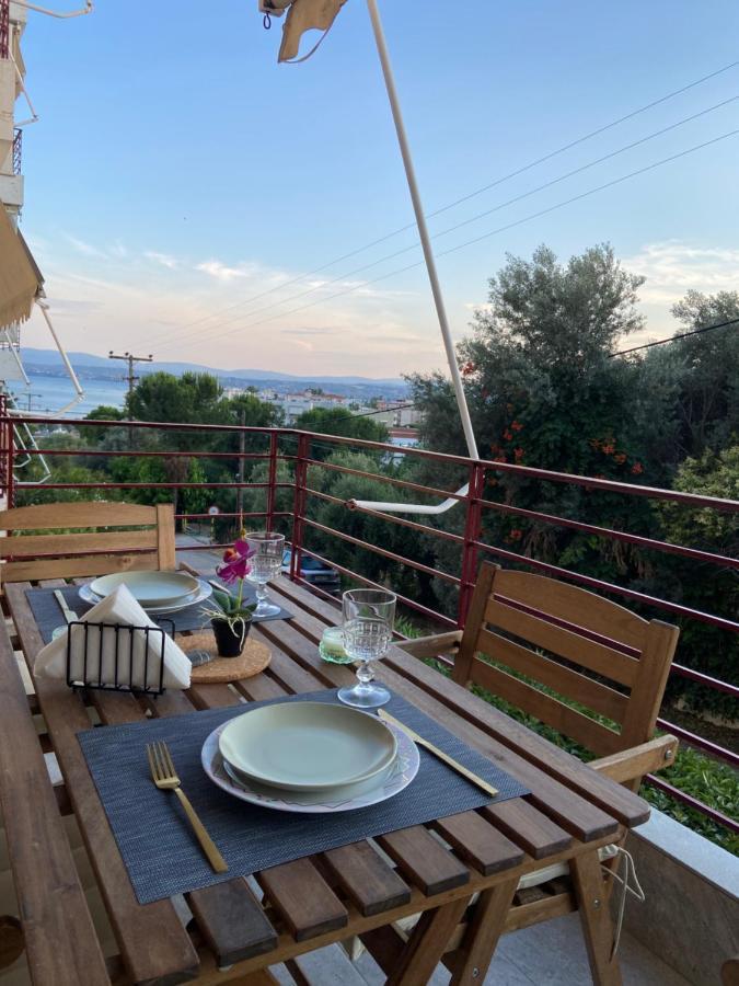 Cozy Flat Elix Apartment Lefkandi Chalkidas Bagian luar foto